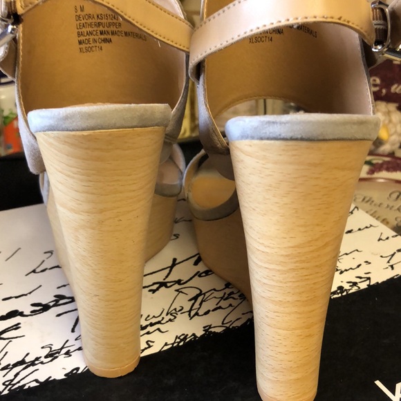 Kensie High Wedge Slip on Sandal - Picture 5 of 8